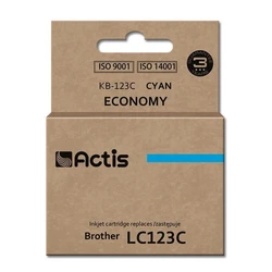Μελάνι Συμβατό Actis KB-123C για Brother LC123 Cyan