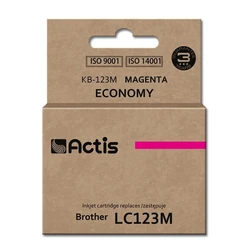 Μελάνι Συμβατό Actis KB-123M Brother LC123 Magenta