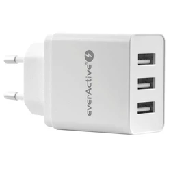 Φορτιστής Πρίζας EverActive SC-300 USB White
