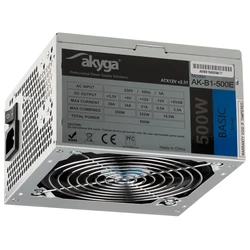 Τροφοδοτικό 500W Akyga Basic AK-B1-500E Passive 120 mm
