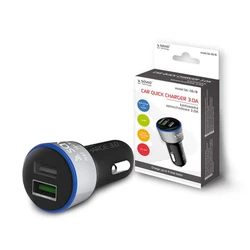 Φορτιστής Αυτοκινήτου Savio Car Quick charger Savio SA-06/B 3.0A, 2xUSB