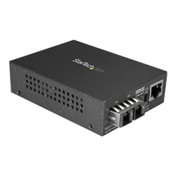 Network Switch StarTech.com Fiber Optic Media Converter - 1000Base-LX - Single Mode - 10km - SC Fiber to Ethernet Converter