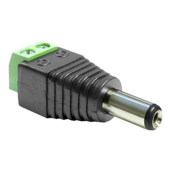 Βύσμα DeLOCK adapter DC 2.1 x 5.5 mm male> Terminal Block - power supply