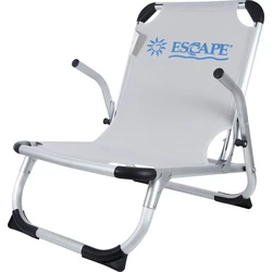 Πολυθρόνακι Παραλίας Escape Λευκό Γκρι High Back