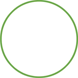 Στεφάνι Ρυθμικής 60cm - Φ19mm Πράσινο