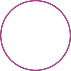 Στεφάνι Ρυθμικής 60cm - Φ19mm Φούξια