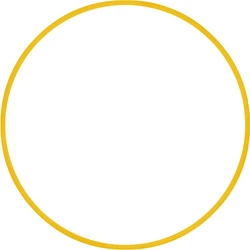 Στεφάνι Ρυθμικής 60cm - Φ19mm Κίτρινο