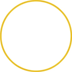 Στεφάνι Ρυθμικής 80cm - Φ19mm Κίτρινο