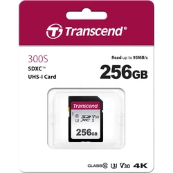 Κάρτα Μνήμης SDXC 256GB Transcend300S Class 10 UHS-I U3 V30