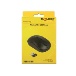 Ποντίκι Ασύρματο Delock GHz Black