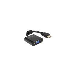 Αντάπτορας Delock HDMI to VGA M/F Black 25.5cm