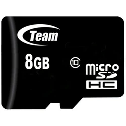 Κάρτα Μνήμης microSD 8GB Team C10
