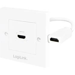 Αντάπτορας Logilink wall socket HDMI in to HDMI out
