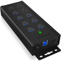 USB Hub 7 Port IcyBox USB 3.0 IB 1703 QC3