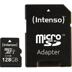 Κάρτα Μνήμης microSDXC 128GB Intenso Premium