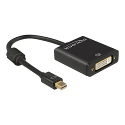 Αντάπτορας Delock mini DP to DVI 4k active Black