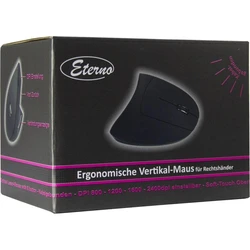 Ποντίκι Ενσύρματο Inter-Tech Vertical Eterno KM-206WR