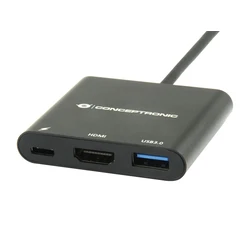 Docking Station Conceptronic DONN01B USB-C -HDMI-Adapter, Black