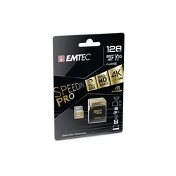 Κάρτα Μνήμης microSDXC 128GB Emtec CL10 Speedin V30 A1 4K