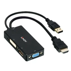 Μετατροπέας Lindy HDMI an DP/DVI/VGA Multi