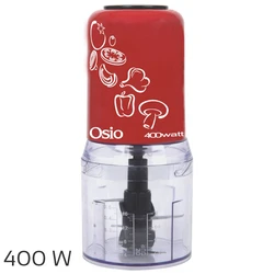 Πολυκόφτης Osio OMC-2312R 2 λεπίδες 400W Red