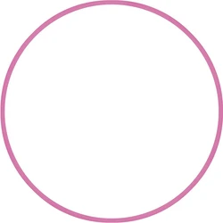 Στεφάνι Ρυθμικής 76cm - Φ18mm - 185gr, Ροζ