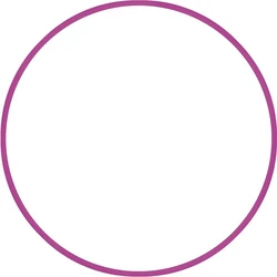 Στεφάνι Ρυθμικής 60cm - Φ18mm - 155gr, Φούξια