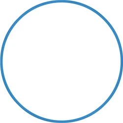 Στεφάνι Ρυθμικής 76cm - Φ18mm - 185gr, Μπλε