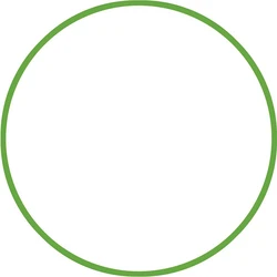 Χούλα-Χουπ 60cm - Φ18mm - 120gr, Πράσινο