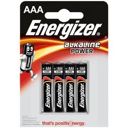 Μπαταρία Αλκαλική Energizer Aaa-Lr03/4tem Power