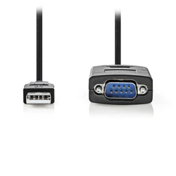 Καλώδιo Nedis Converter USB A Male to RS232 Male USB 2.0 0.9 m