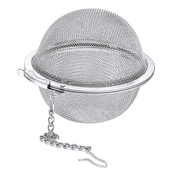 Σουρωτήρι-Φίλτρο Τσαγιού HUH-0094, ανοξείδωτο ατσάλι, 5cm, ασημί