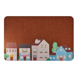 Πατάκι Εισόδου HUH-0113, Αντιολισθητικό, 40 X 60cm, Καφέ