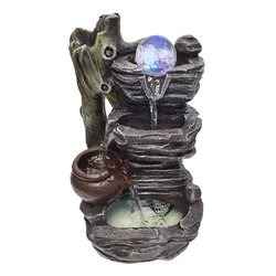 HOME USE διακοσμητικό συντριβάνι φωτιζόμενο