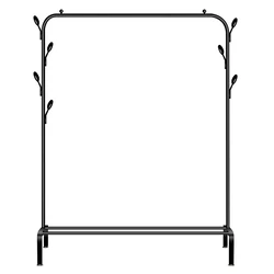 Κρεμάστρα Δαπέδου Home Use HUH-0179, Μεταλλική, 110X40X150cm, Μαύρη