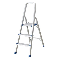 Σκάλα Αλουμινίου Home Use HUH-0201 με 2+1 σκαλοπάτια, EN 131, 117.5cm