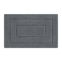 Πατάκι Μπάνιου Home Use HUH-0203, Αντιολισθητικό, 50 X 80cm, Γκρι