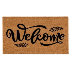 Πατάκι Εισόδου Home Use HUH-0204, Αντιολισθητικό, 60X40cm, 8Mm Πάχος, Καφέ