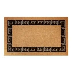 Πατάκι Εισόδου Home Use HUH-0206, Αντιολισθητικό, 75X45Cm, 8Mm Πάχος, Καφέ