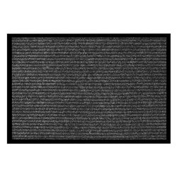 Πατάκι Εισόδου Home Use HUH-0207, Αντιολισθητικό, 60X40cm, 6Mm Πάχος, Γκρι