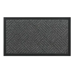 Πατάκι Εισόδου Home Use HUH-0212, Αντιολισθητικό, 60X40cm, 5Mm Πάχος, Γκρι