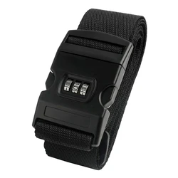 Ιμάντας Βαλίτσας Home Use HUH-0240 με Συνδυασμό, Ρυθμιζόμενος, 2M, Μαύρος