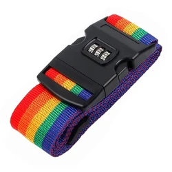 Ιμάντας Βαλίτσας Home Use HUH-0241 με Συνδυασμό, Ρυθμιζόμενος, 2M, Πολύχρωμος