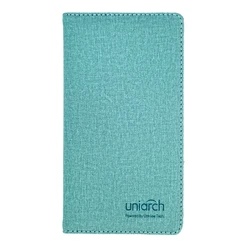 UNIARCH Notebook HW230211 with bookmark petrol