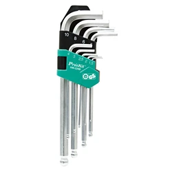 Κλειδιά Allen Proskit Σετ Hw-229B σε Σχήμα L, 9τμχ