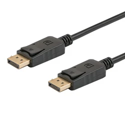 Καλώδιο DisplayPort Savio CL-136 2 m Black
