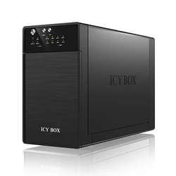 Θήκη Για Σκληρούς Δίσκους 3,5 Icy Box IB-RD3620SU3 2x3,5" Black