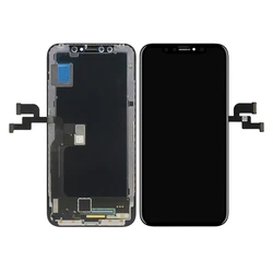 Ανταλλακτικά Κινητών Timeway LCD ILCD-015 για iPhone Χ, Camera-Sensor Ring, Earmesh, Μαύρη
