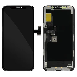 Ανταλλακτικά Κινητών Timeway LCD για iPhone 11 Pro, Camera-Sensor Ring, Earmesh, Μαύρη