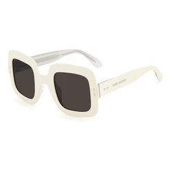 Isabel Marant Women's Sunglasses IM0074GSSZJ - Beige Acetate Frame, Grey Lenses, 49/29/145 mm, Category 3 UV400